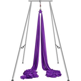Aerial Yoga Frame & Yoga Hammock, 9.67 ft Height Professional Yoga Swing Stand Comes with 13.1 Yards Aerial Hammock