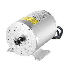 1800W Electric Brushless DC Motor Kit - 48V 4500rpm Motor with Upgraded Speed Controller and Throttle Grip Kit for Go Karts E-Bike Motorcycle Sco