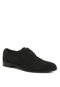 Zazie Classic Men's Derby Shoes (Color: Black, size: US-11 / UK-10 / EU-44)
