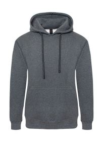 Heavyweight Fleece Pullover Hoodie (Color: CHARCOAL, size: L)